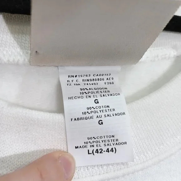 Hanes Vintage Big Fish Broadway Musical Graphic Crewneck Sweatshirt  Size L - Picture 3 of 4